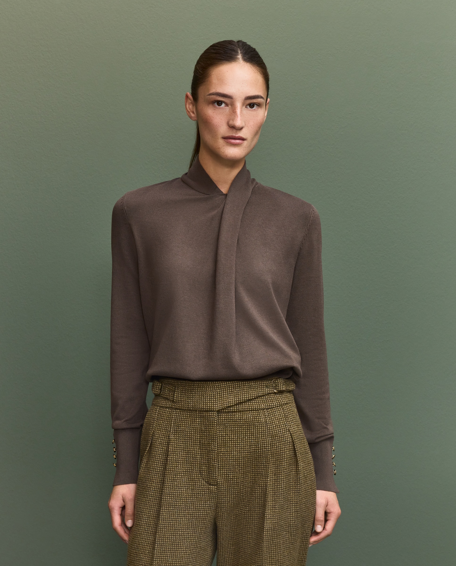 Verhunt JERSEY CRUZADO MUJER. Topo