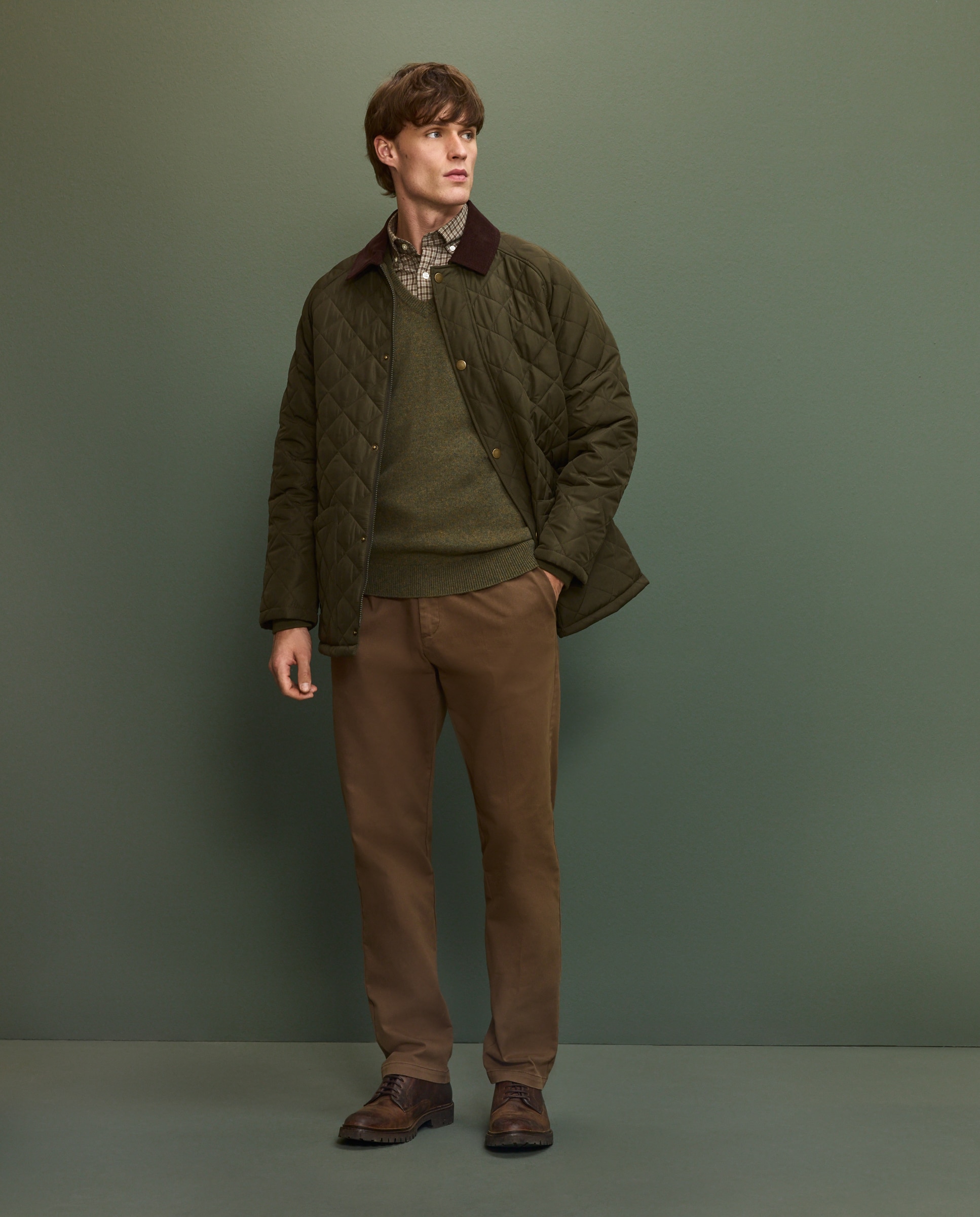 Imagen 2 de Jersey pico hombre - Verde Verde