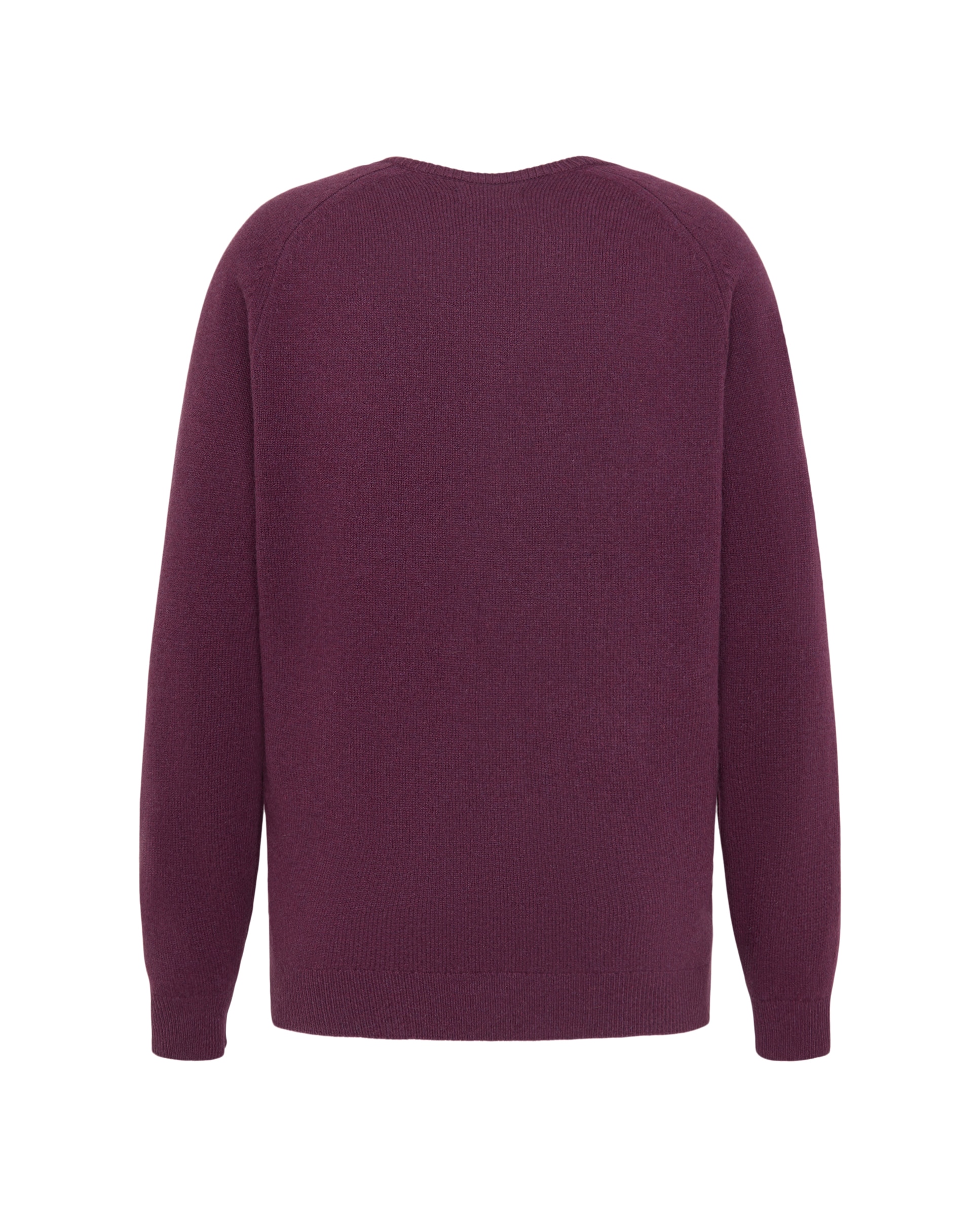 Camisola de Malha de Homem com Gola em Bico Roxo-2