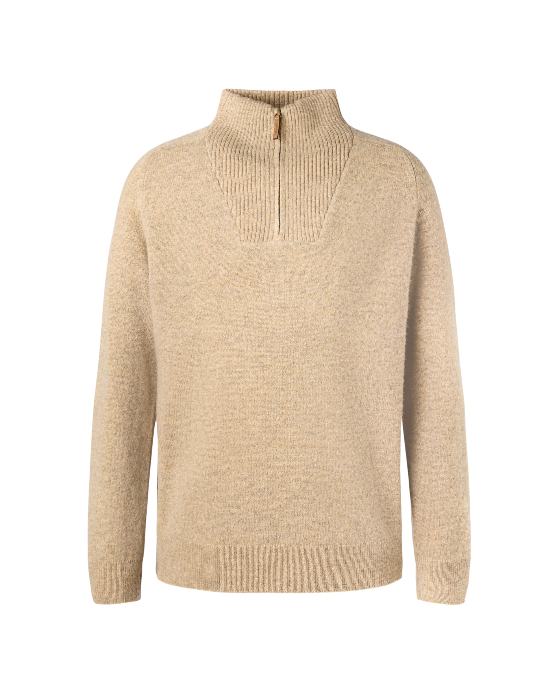 Jersey media cremallera de hombre - Beige Beige-4
