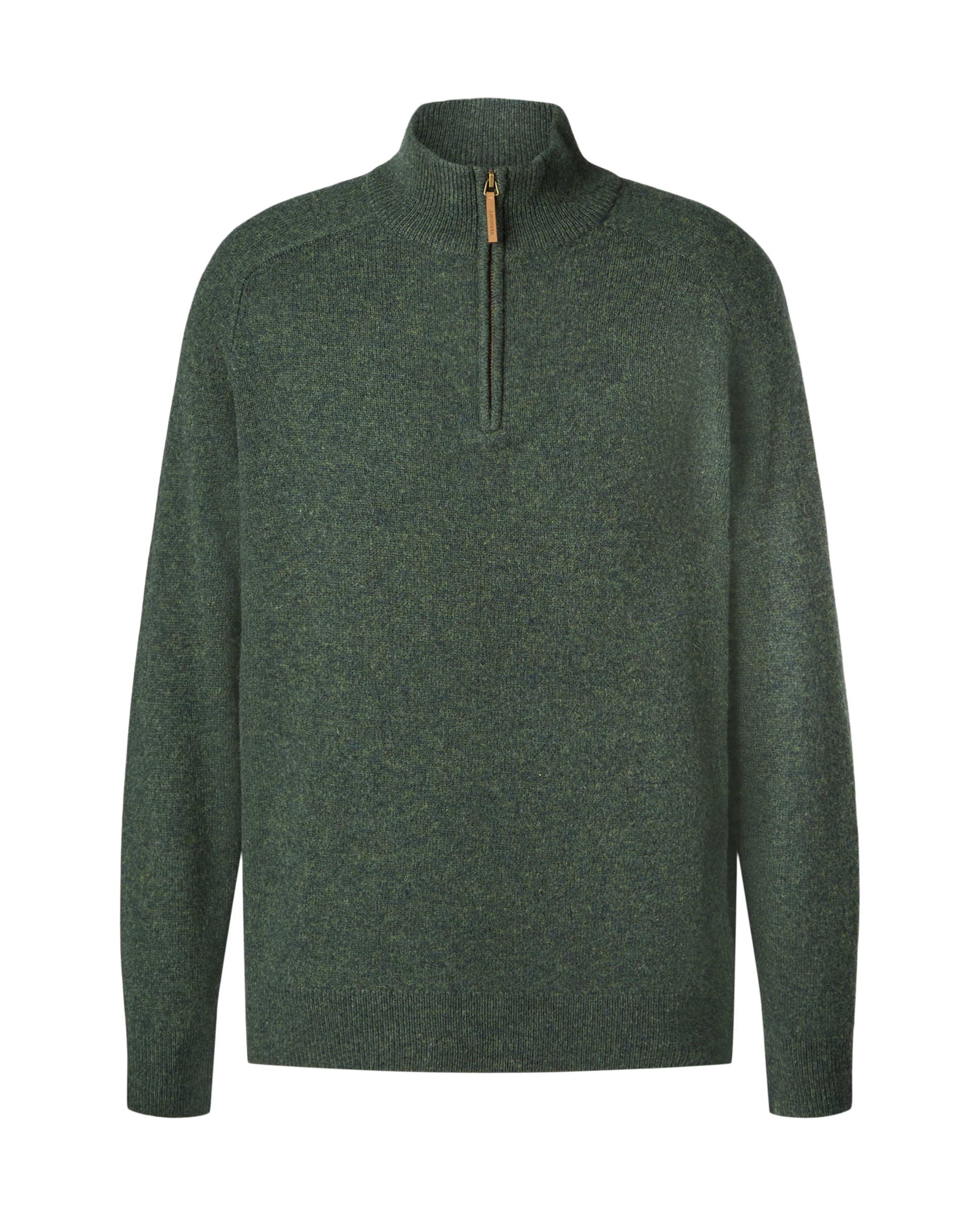 JERSEY MEDIA CREMALLERA HOMBRE - Verde Verde-5