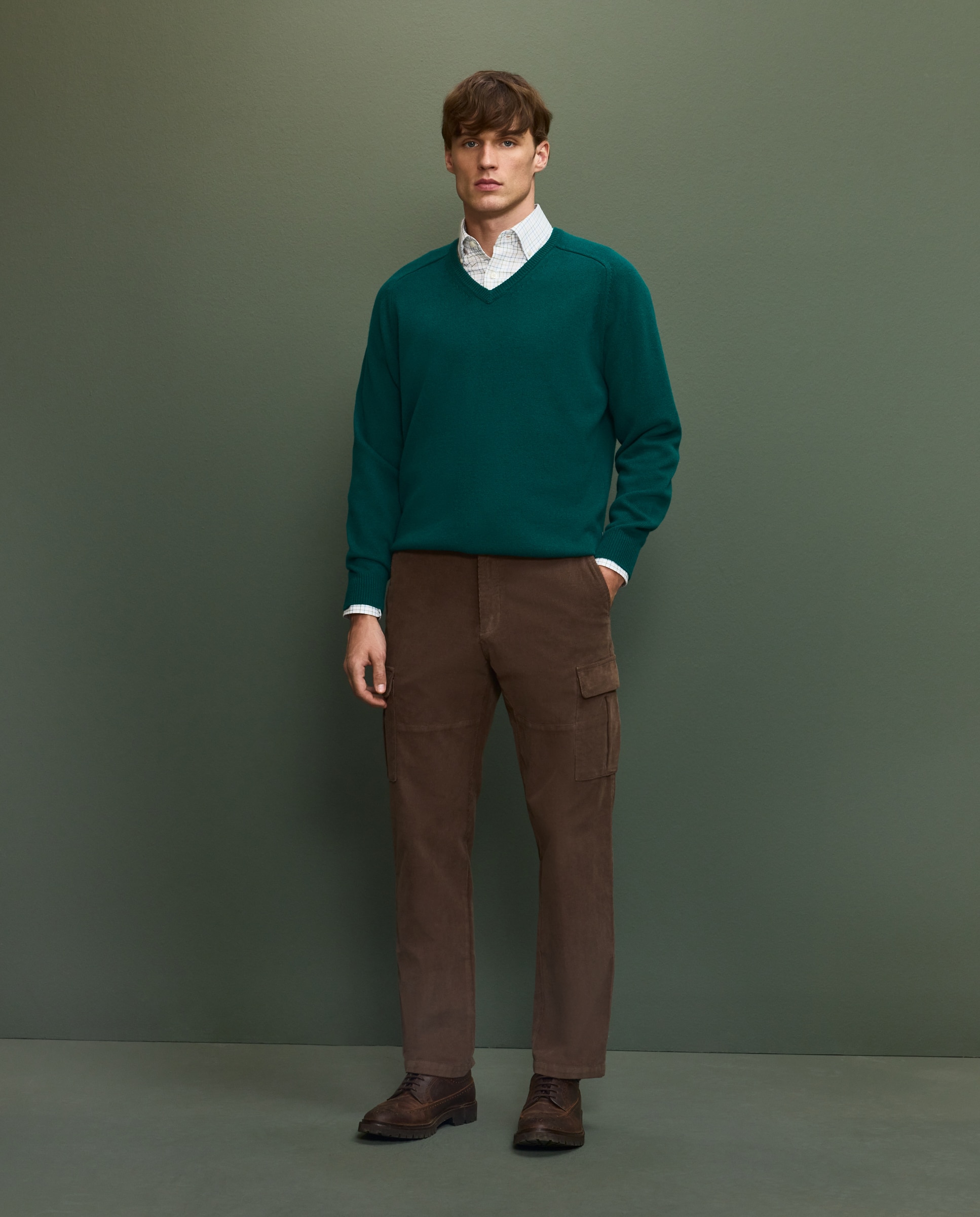 Jersey pico cashmere hombre - Esmeralda Esmeralda-2