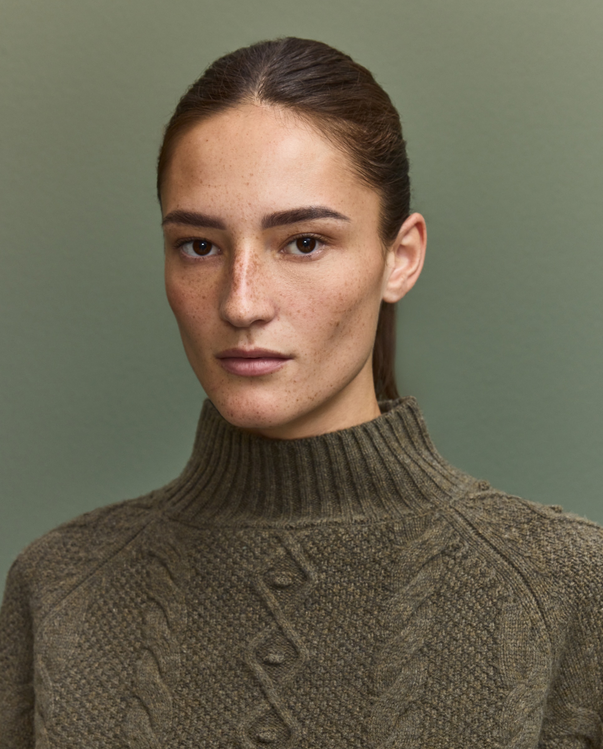 Imagen 4 de Jersey cuello perkins greca mujer - Verde Verde