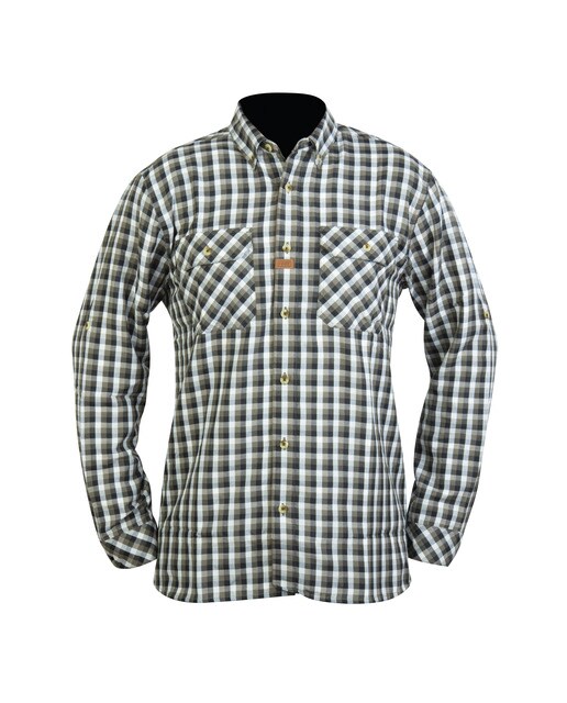 Camisa de Homem Ikani Verde / Branco-1