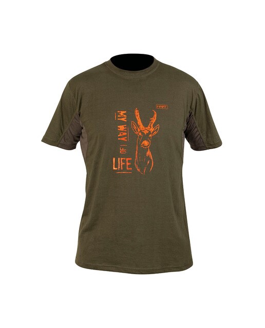 T-shirt de Homem Brand.Roe Deer Castanho-3