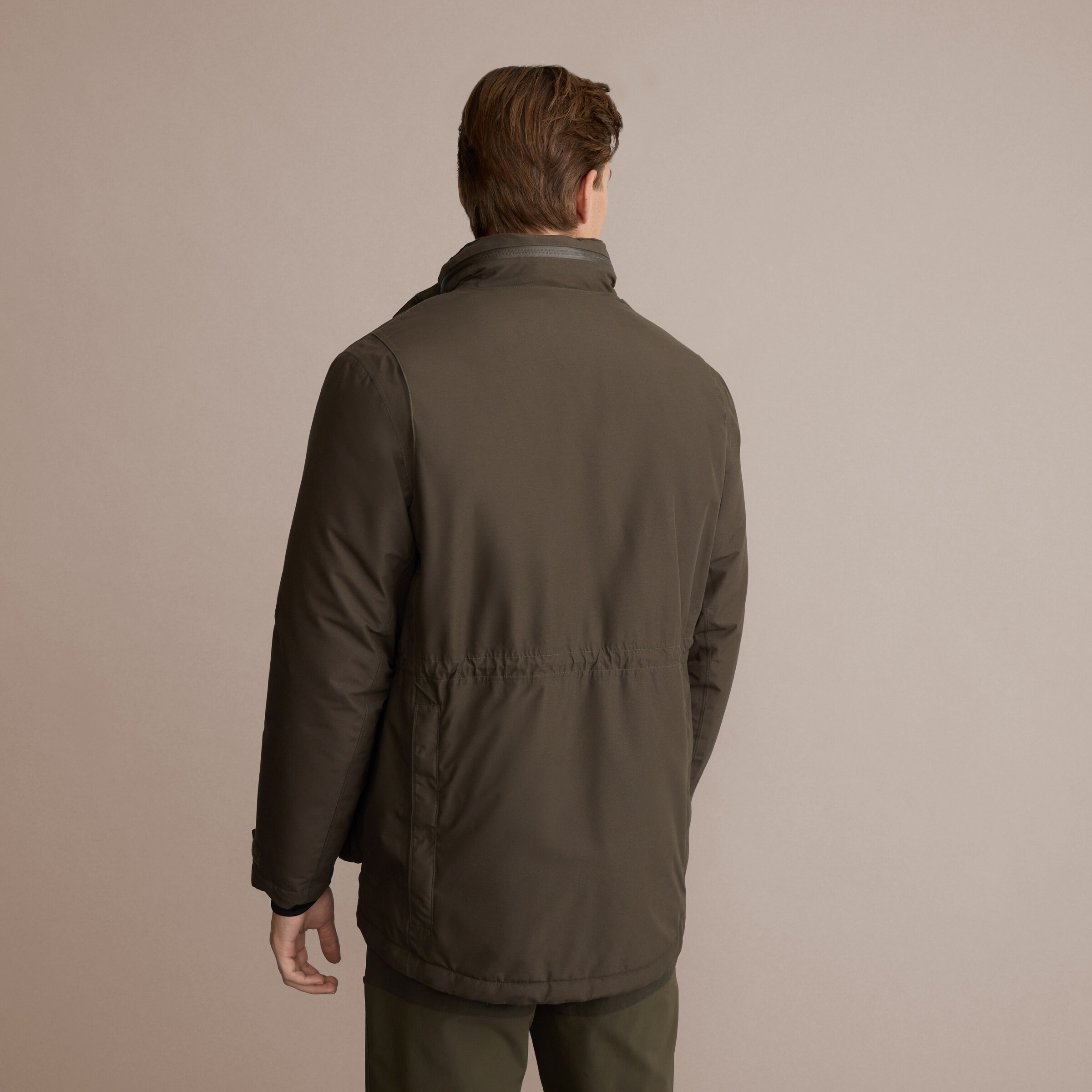 Parka Técnica de Caça de Homem Castanho-4