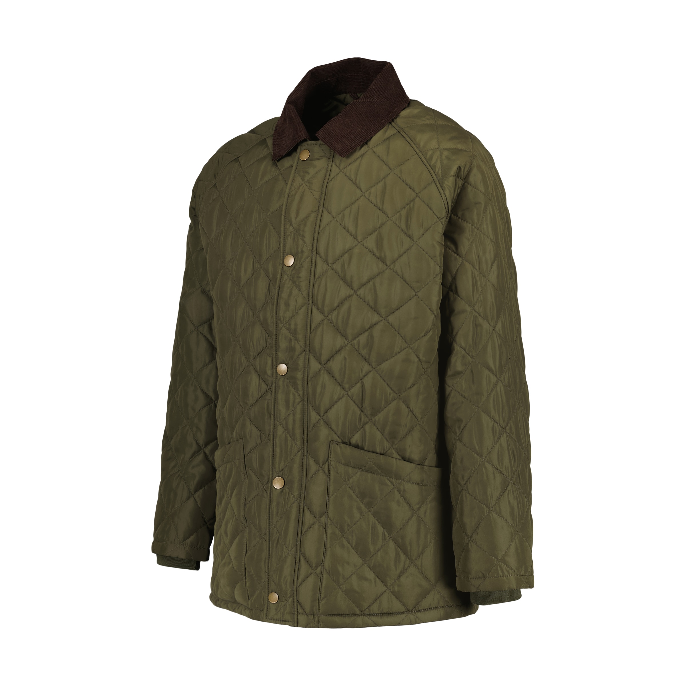 Sobretudo de Homem aos Losangos Verde-5