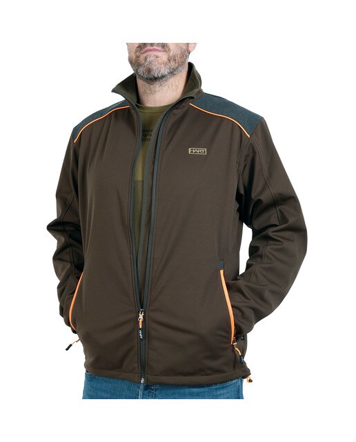 Casaco Softshell de Homem Hart Gorosta-S Strong Verde pardo-1