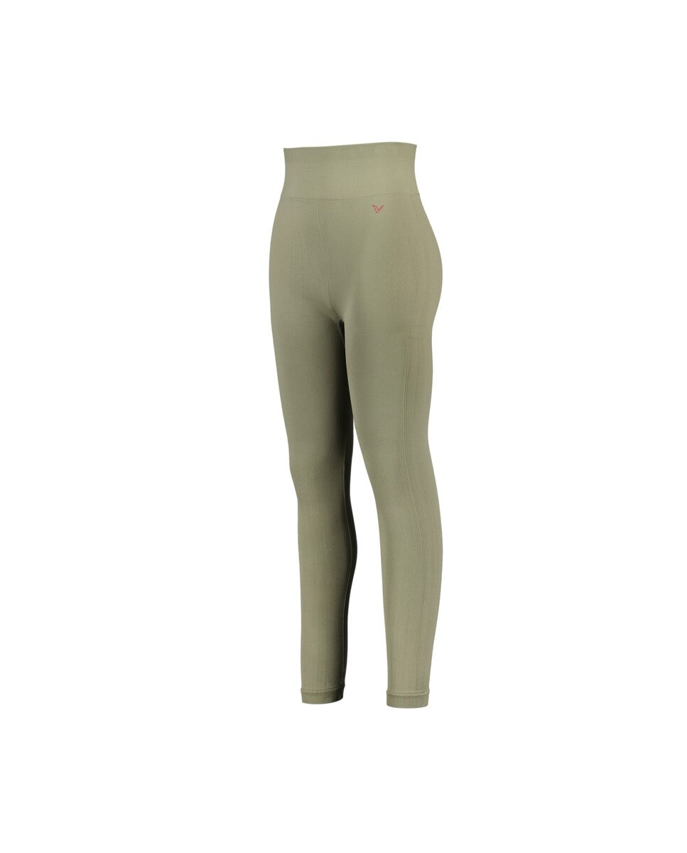 Calças Térmicas de Mulher Verde Azeitona-1