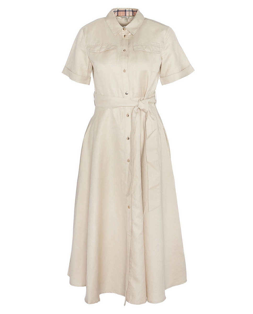 Vestido de Mulher Margaret Bege-7