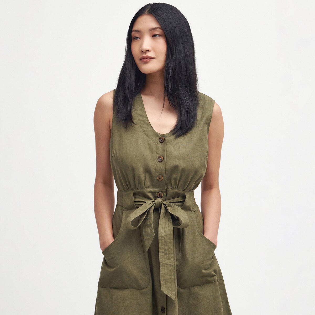 Vestido de Mulher Rutherglen Caqui-3