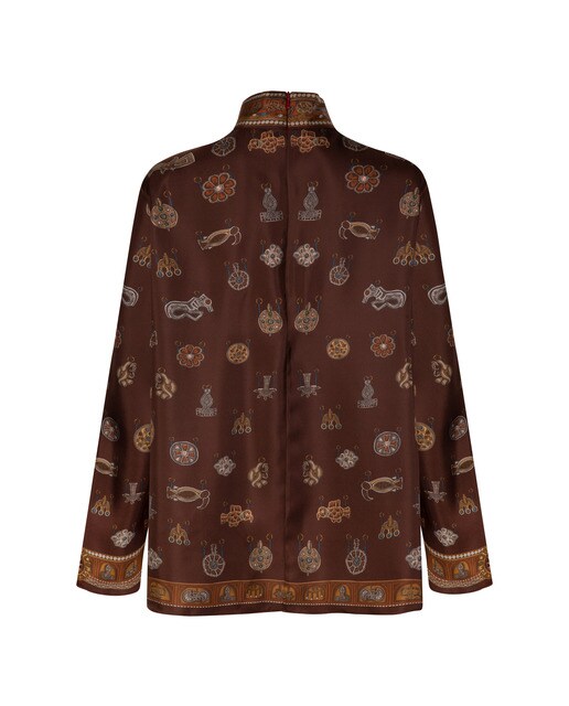 Camisa de Mulher The Faithful Lamb Sabina Estampado-2