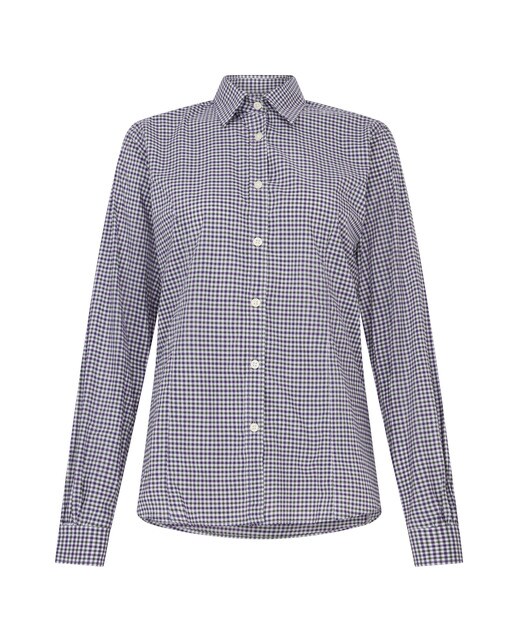 Camisa de Mulher Mini Check Estampado-1