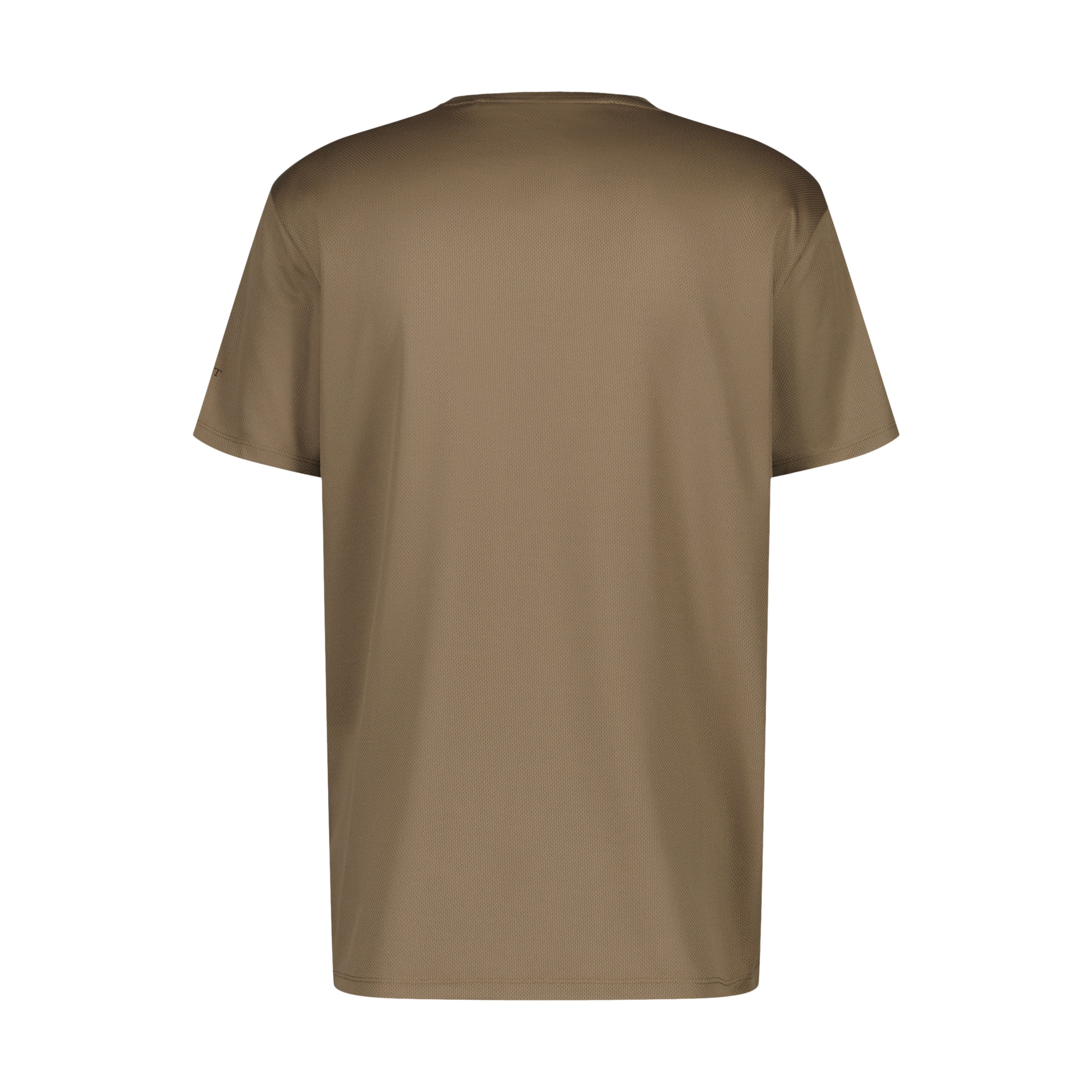 T-shirt Básica de Manga Curta Técnica Bege-6