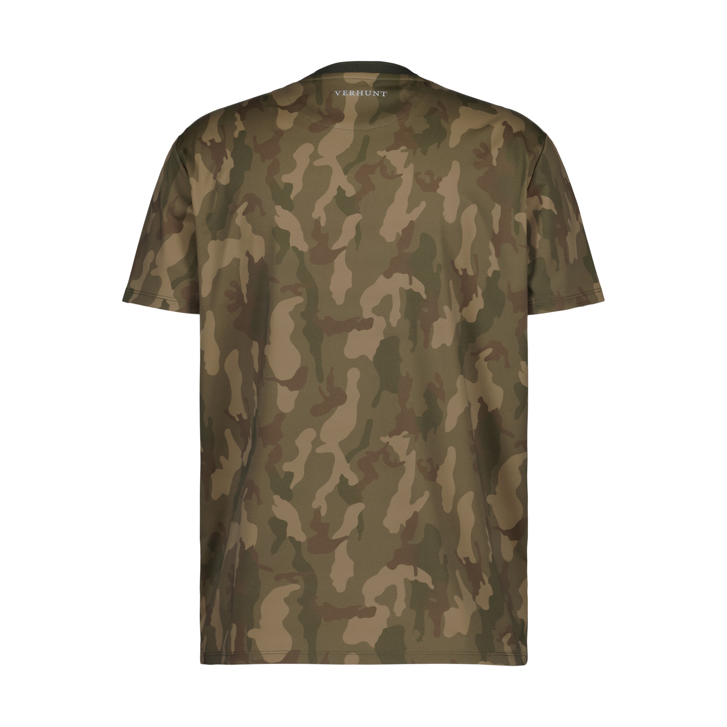 T-shirt Técnica de Camuflagem de Homem Caqui-6