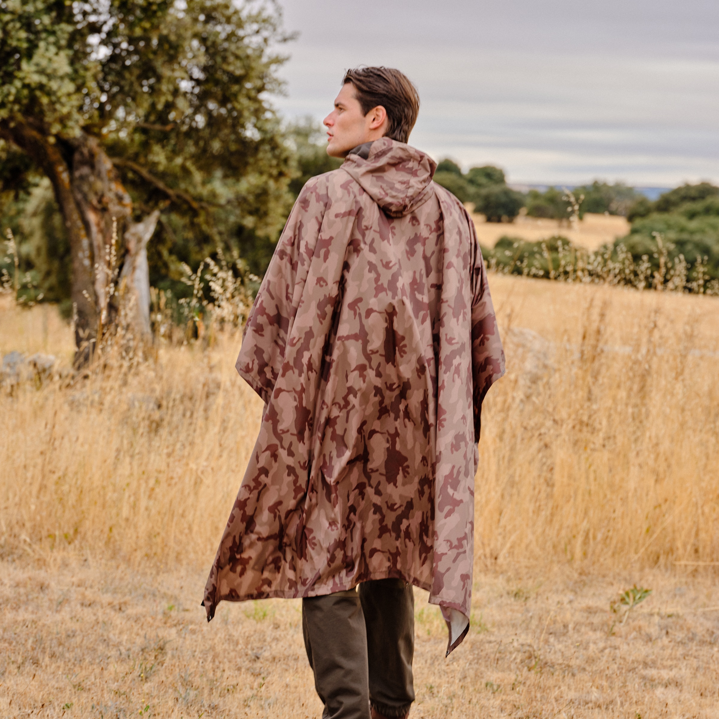 Poncho de Homem Multicolor-2