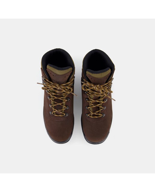 Botas de Mulher Nobuck, Membrana Castanho-4