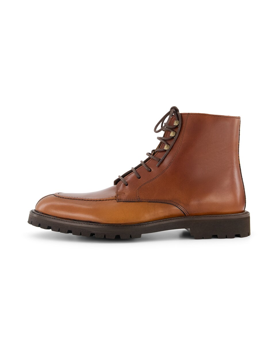 Botins de Campo com Sola Vibram Castanho-2