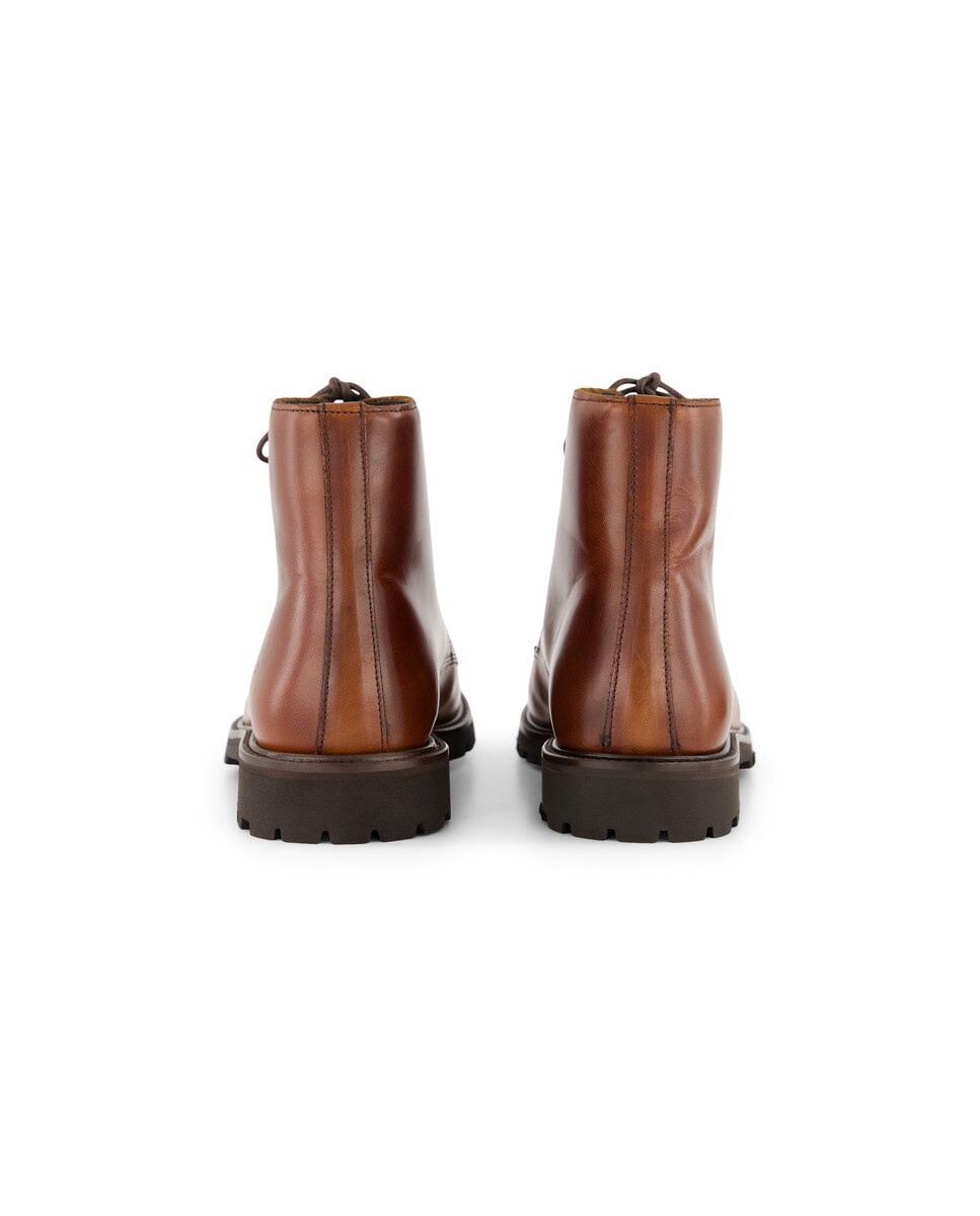 Botins de Campo com Sola Vibram Castanho-5