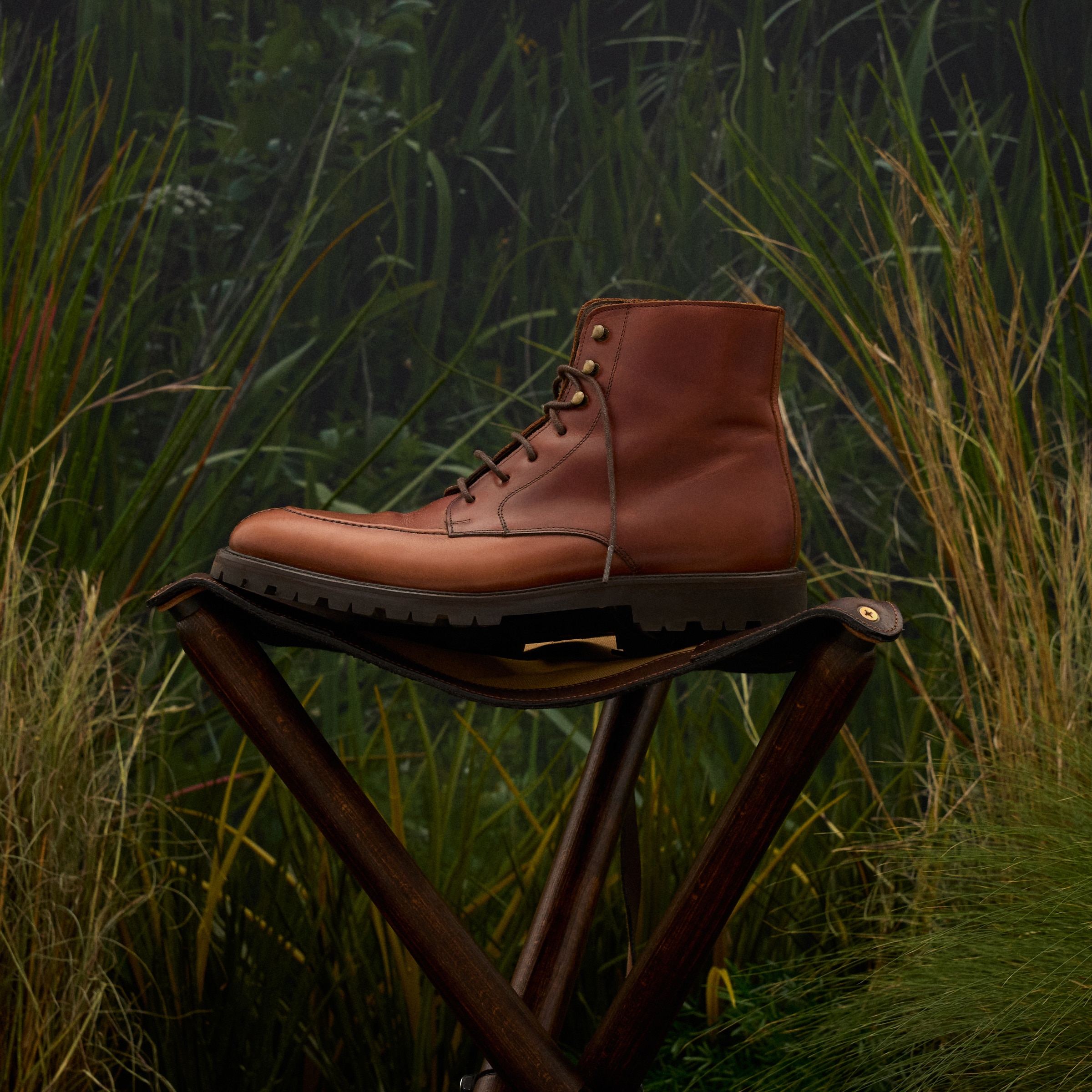 Botins de Campo com Sola Vibram Castanho-6