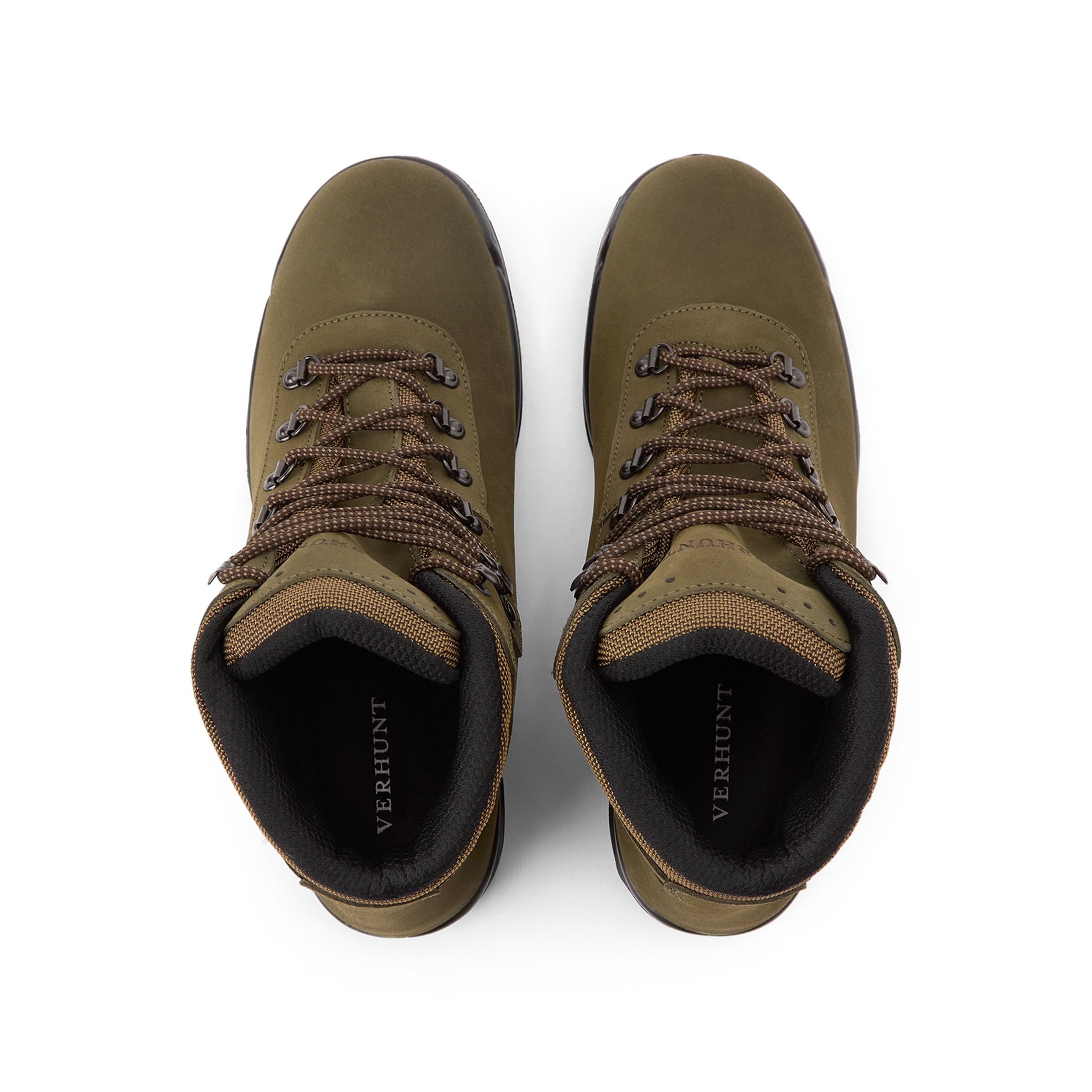 Botas em Nobuck Caqui-4