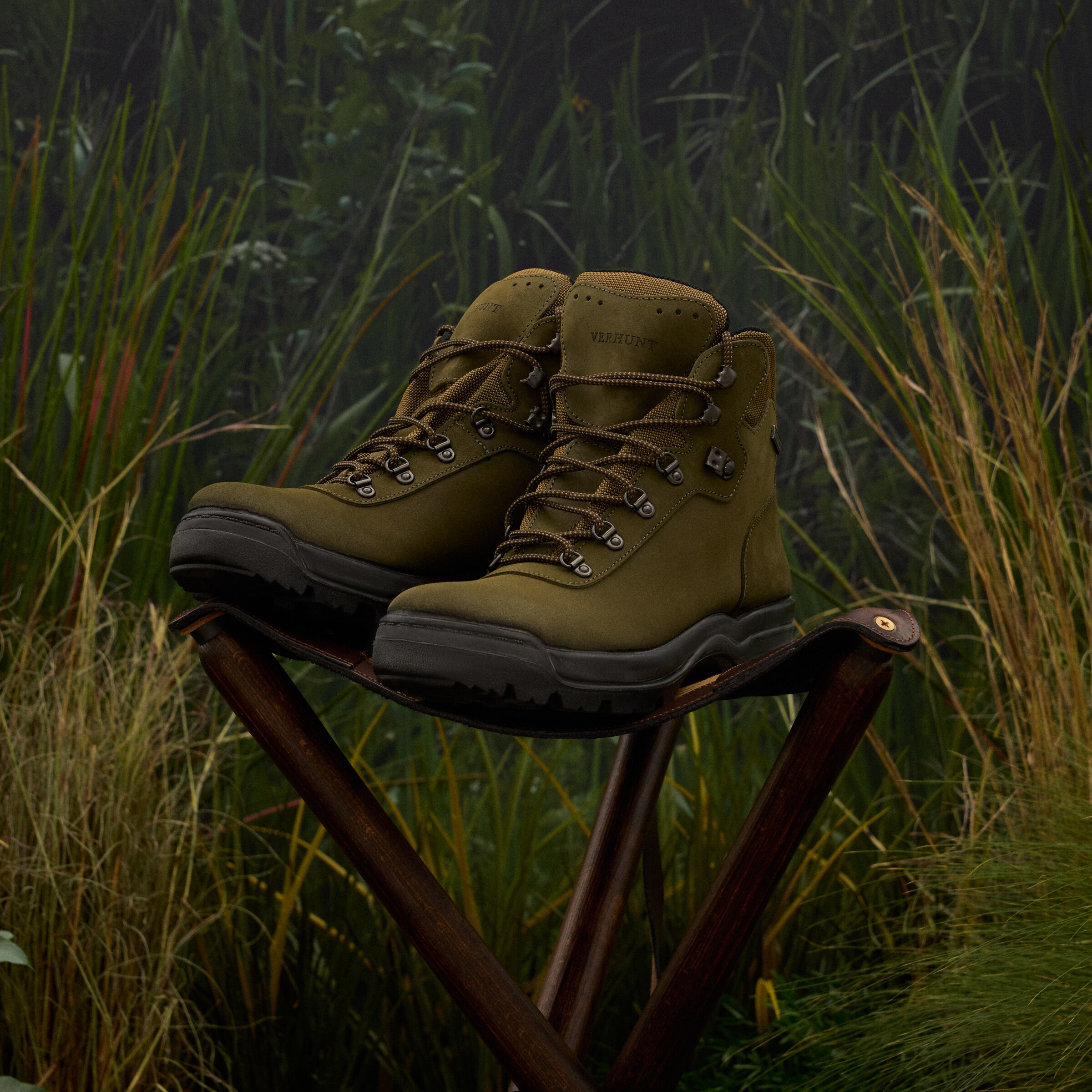 Botas em Nobuck Caqui-6