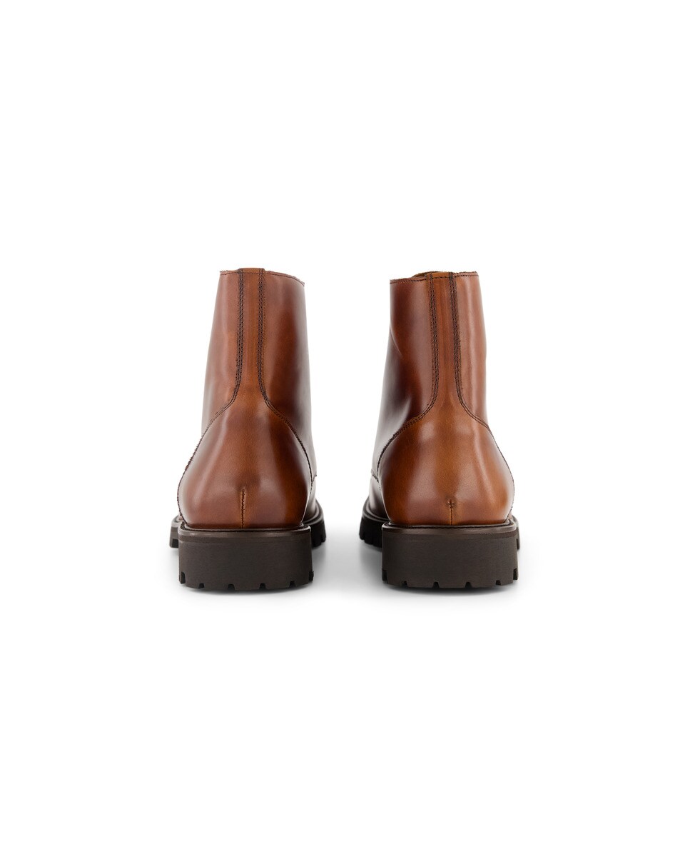 Botins de Campo de Homem com Sola Vibram Castanho-5