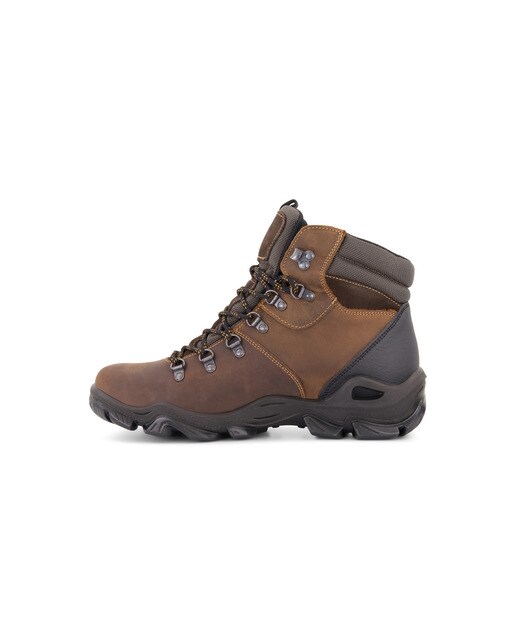 Botas de Campo em Nobuck com Atacadores Castanho-3