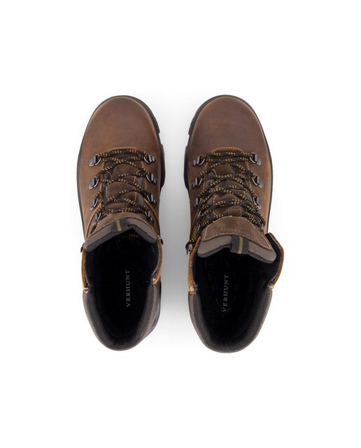 Botas de Campo em Nobuck com Atacadores Castanho-4