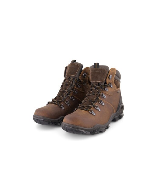 Botas de Campo em Nobuck com Atacadores Castanho-6