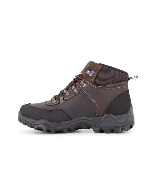Botas de Campo em Nobuck com Atacadores Castanho-3