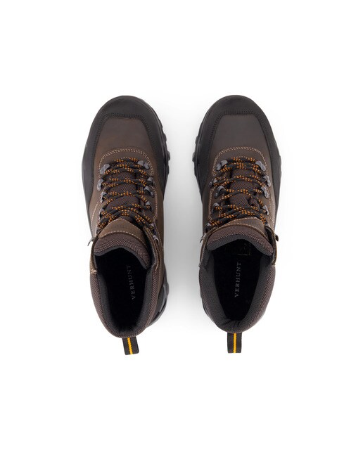 Botas de Campo em Nobuck com Atacadores Castanho-4