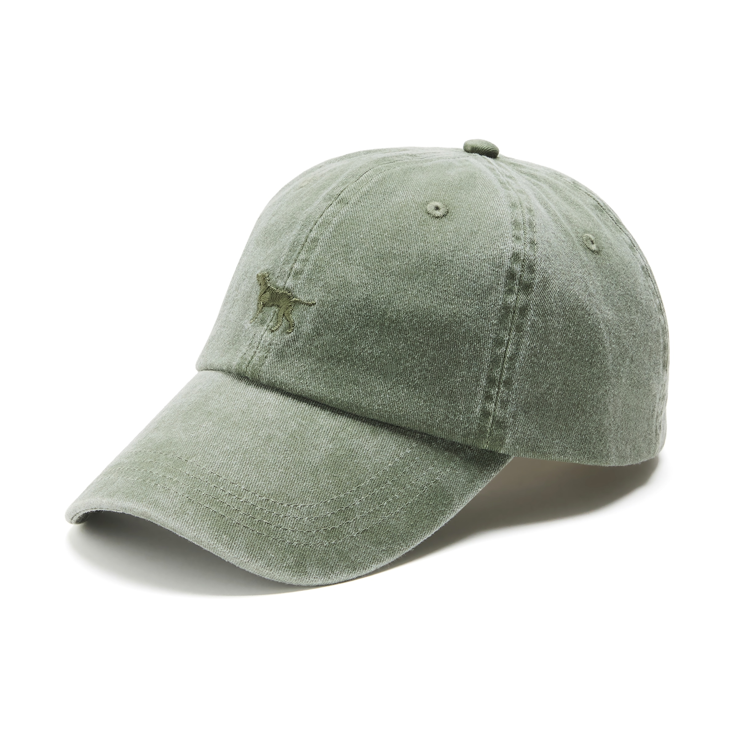 Gorra twill lavada de hombre - Kaki Kaki-1