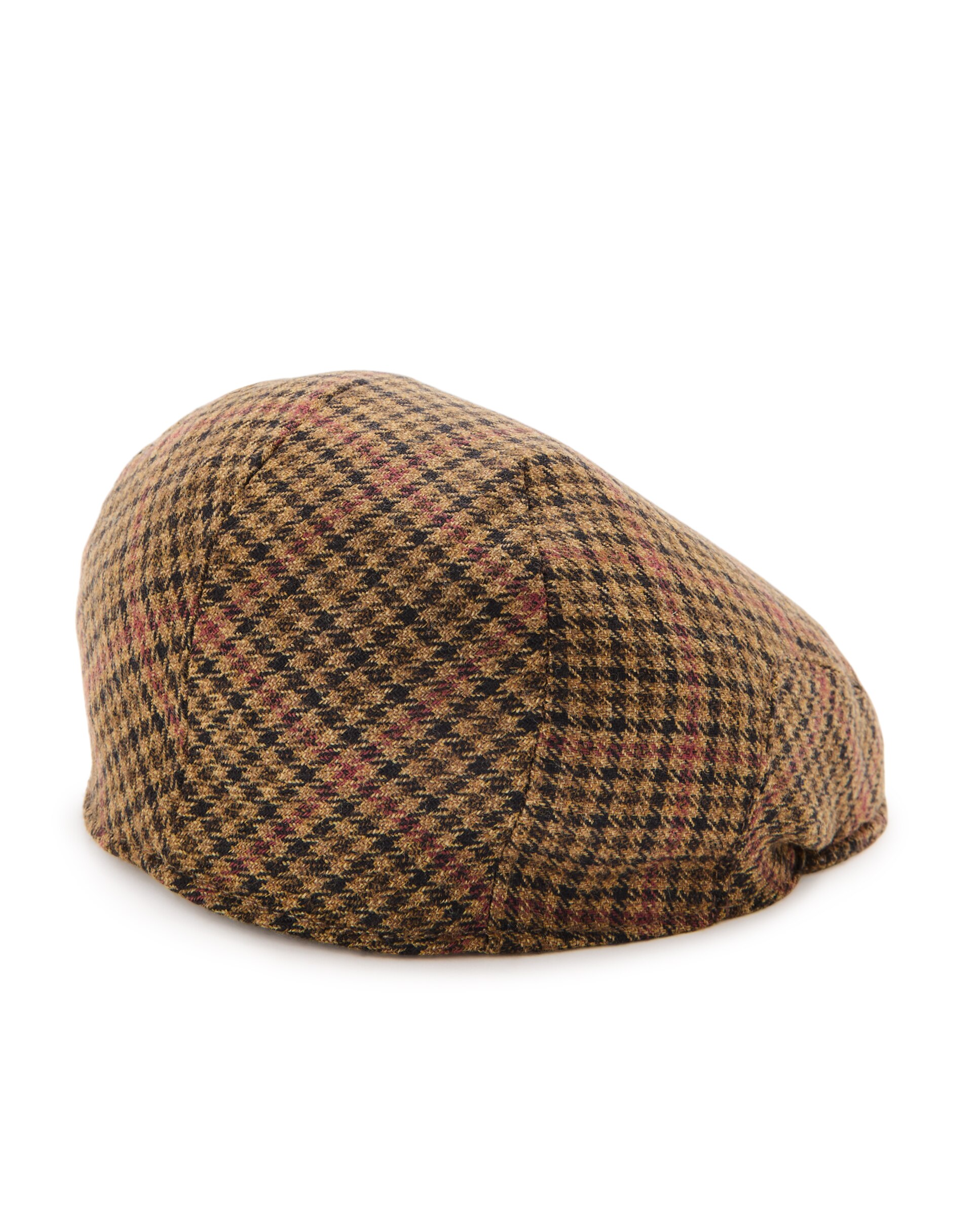 Chapéu de caça tweed pata de galo Castanho-2