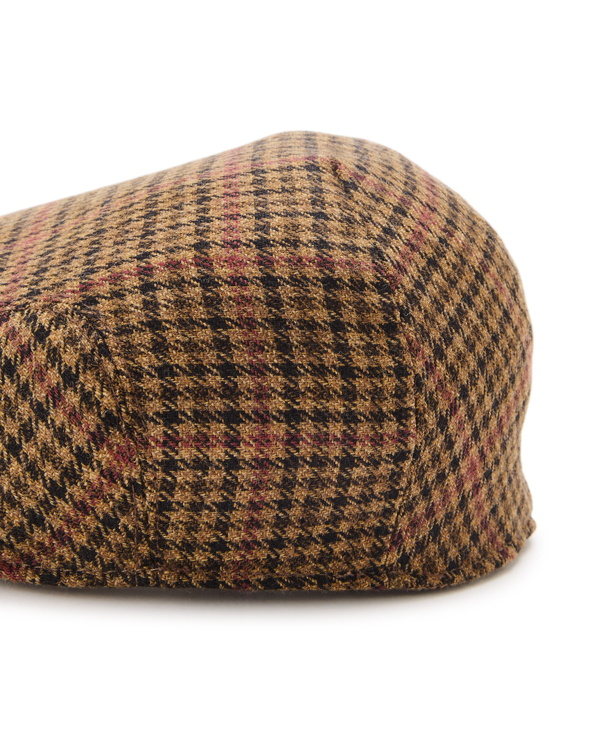 Chapéu de caça tweed pata de galo Castanho-3