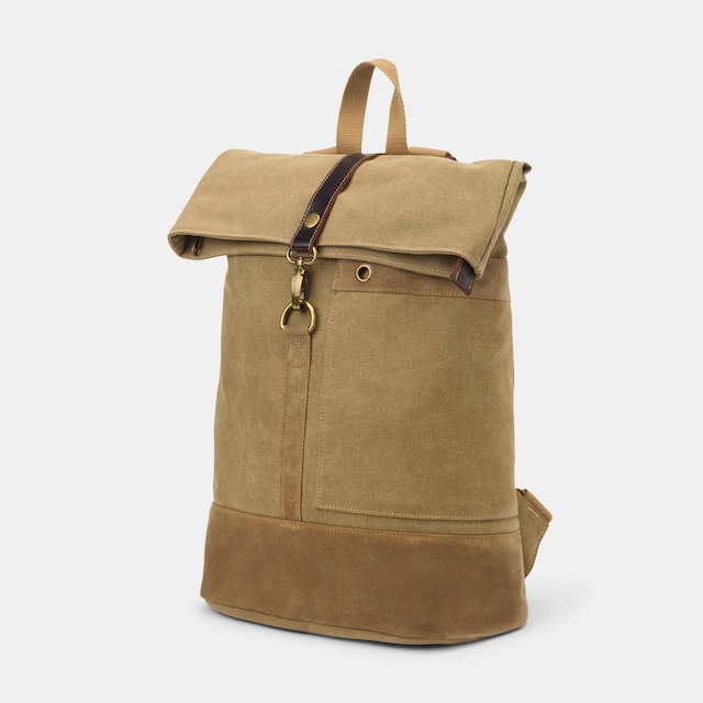 Imagem 0 de Mochila em Lona e Pele