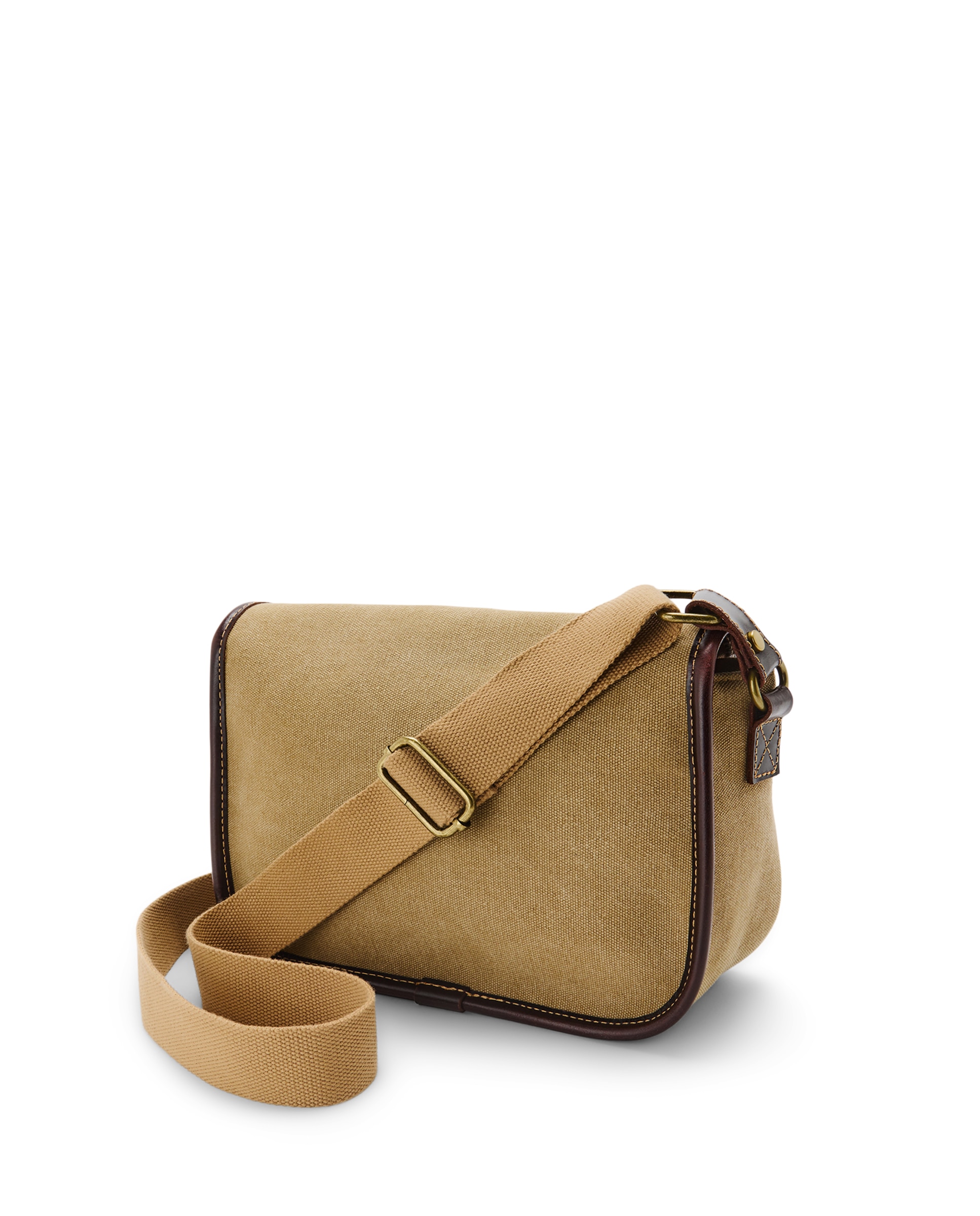 Bolsa mulher canvas pele Castanho-2