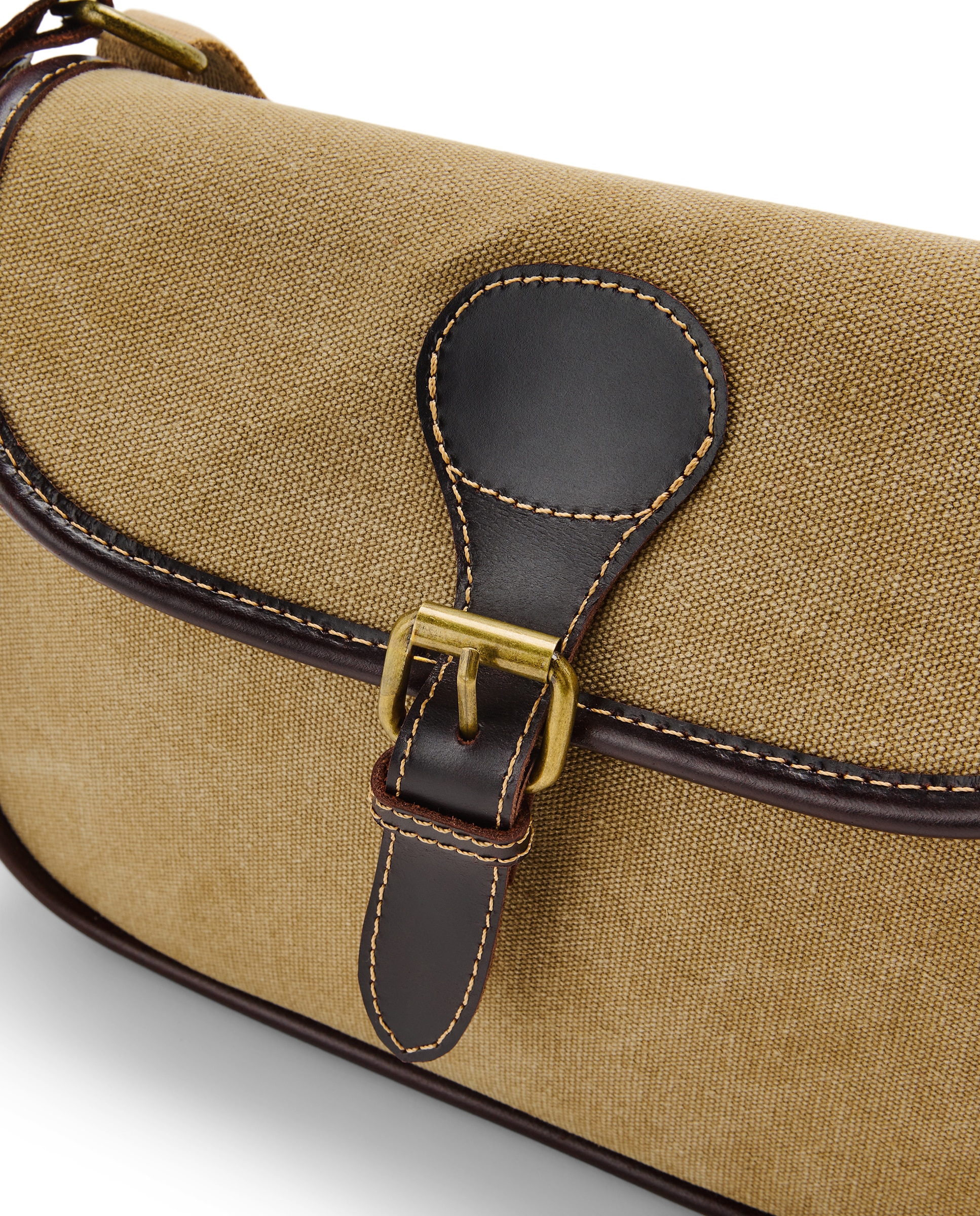 Bolsa mulher canvas pele Castanho-4