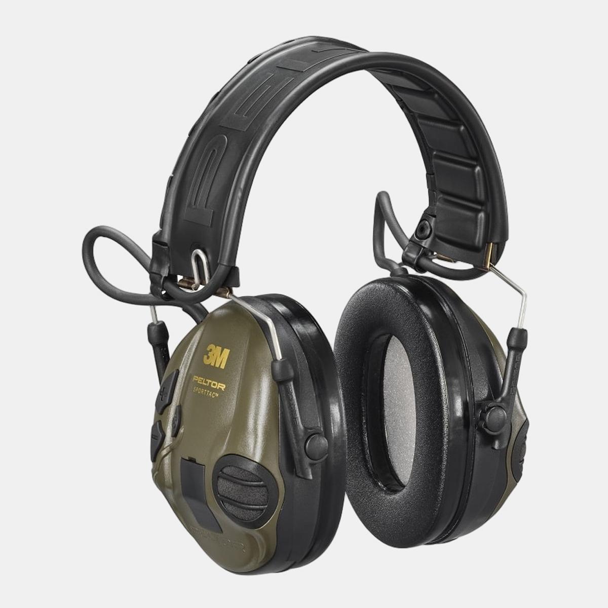 Imagen 0 de Auriculares electrónicos Peltor SportTac Caza Verde oscuro