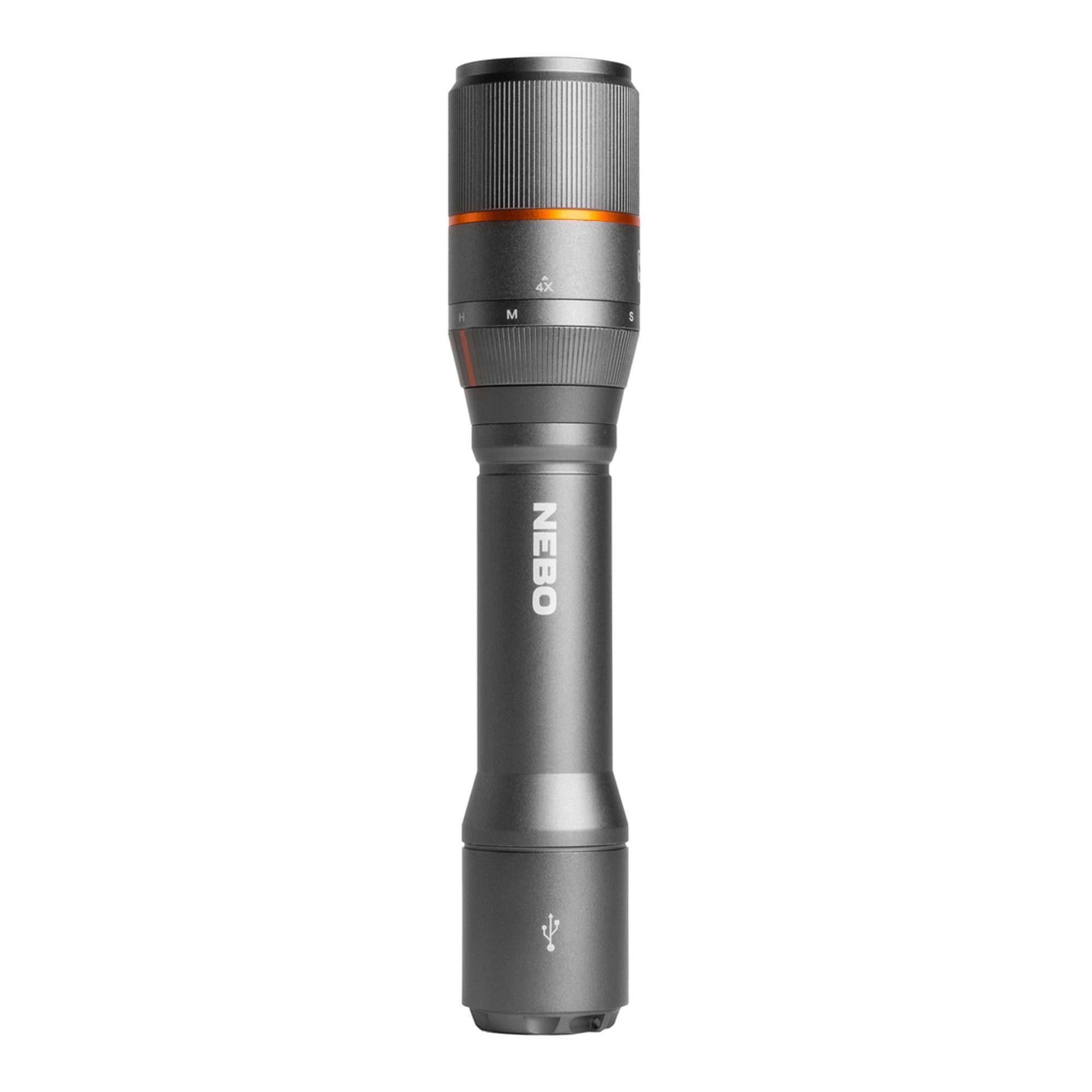 Lanterna Recarregável Nebo Davinci 1000 Cinzento-escuro-2