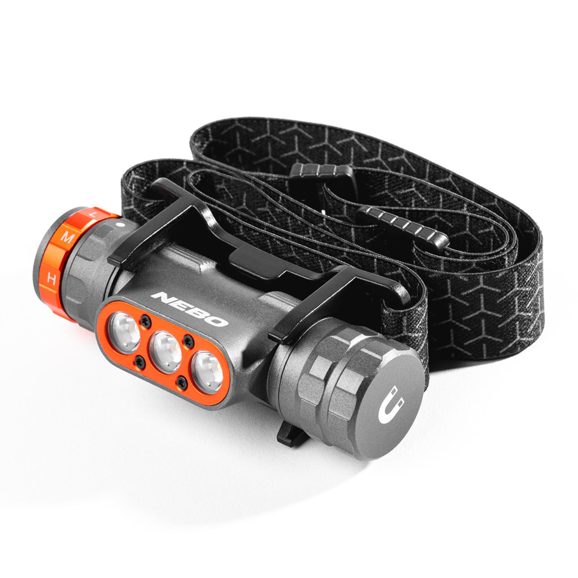 Lanterna frontal recarregável Nebo 1500 Lm Cinzento-escuro-2