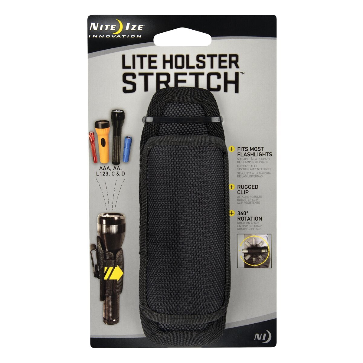 Suporte de Cinto para Lanternas Liteholster Preto-5