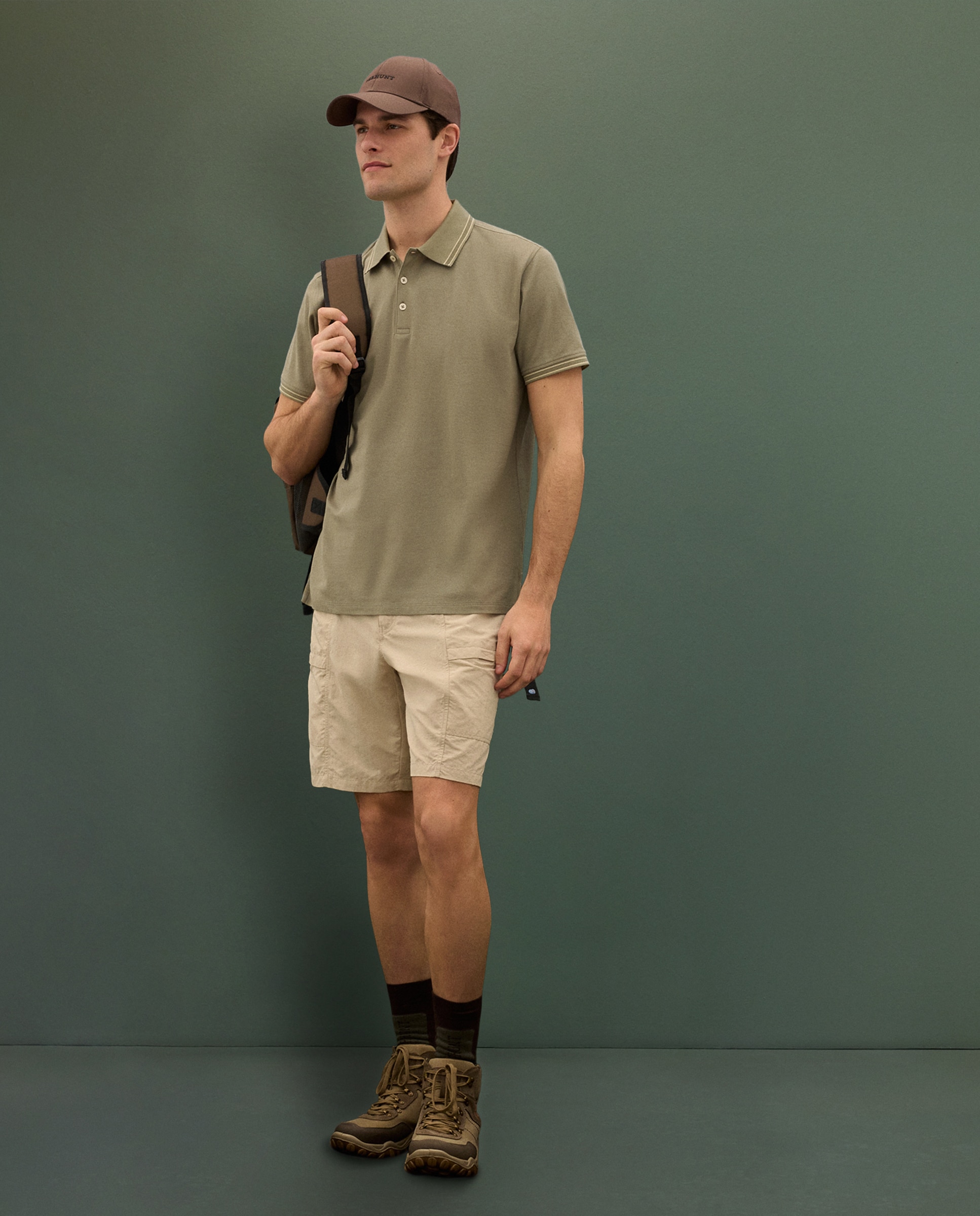 Polo técnico coolmax de hombre - Verde Verde-2