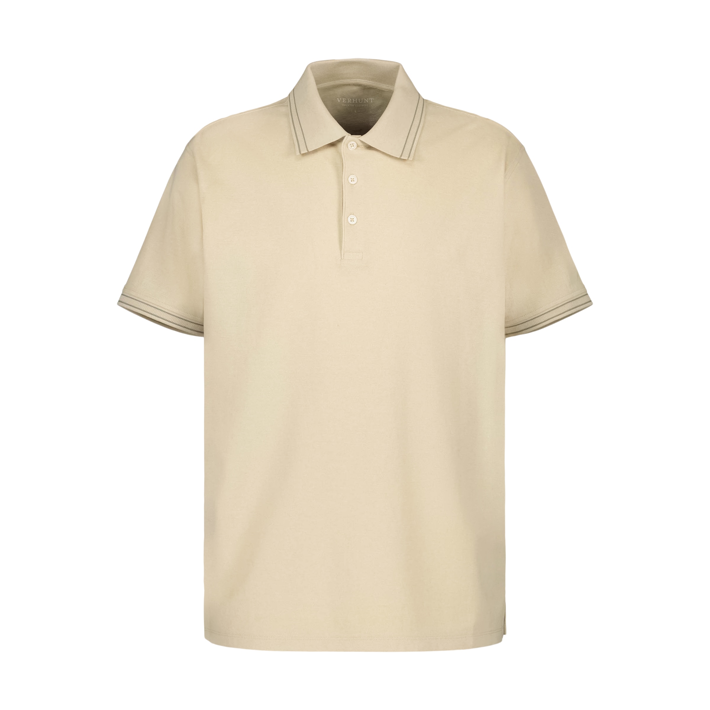Polo Técnico Coolmax de Homem Bege-5