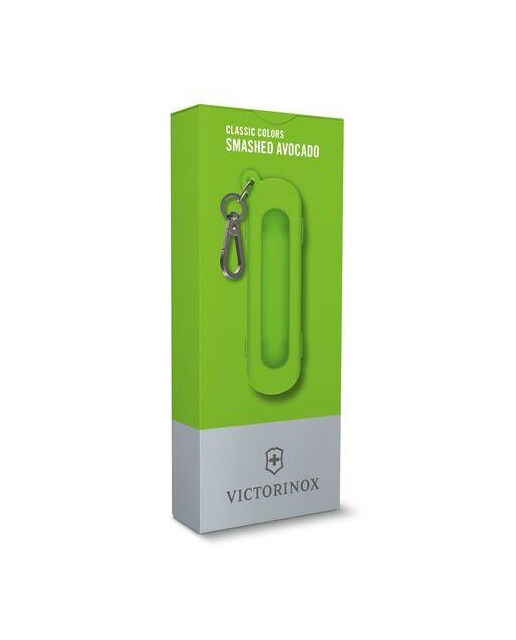 Imagen 3 de Funda de silicona con gancho para navaja Aguacate Victorinox - Verde Verde