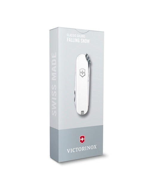 Navaja multiusos Classic SD Colors Nieve Cayendo Victorinox - Plateado Plateado-2