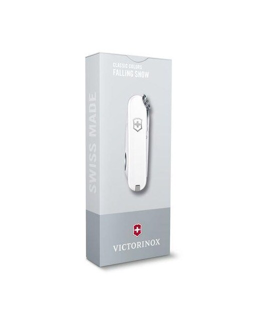 Navaja multiusos Classic SD Colors Nieve Cayendo Victorinox - Plateado Plateado-4
