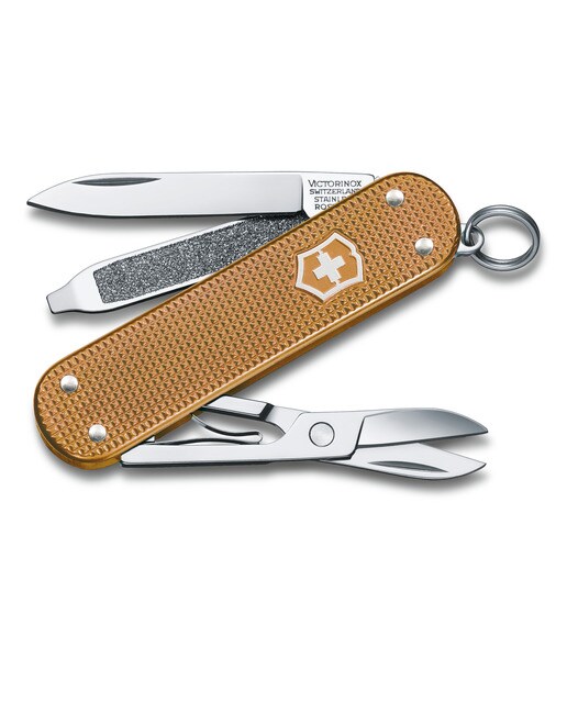 Navaja multiusos Classic SD Alox Colors Arena Mojada Victorinox - Marrón Marrón-1
