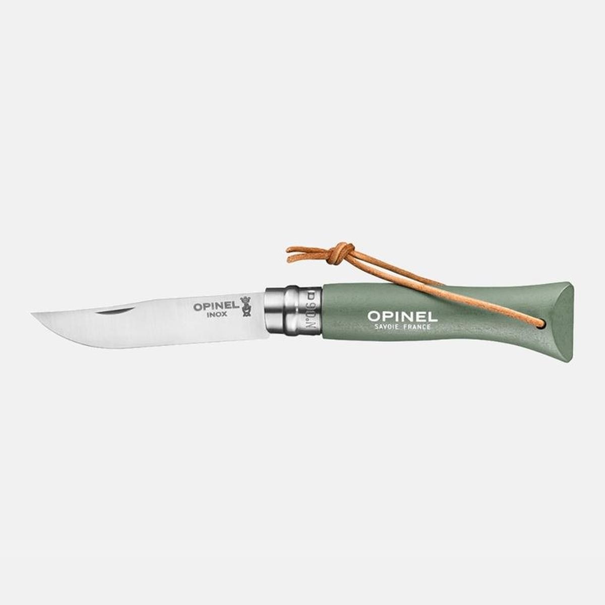 Imagen 1 de NAVAJA OPINEL COLORAMA Nº6 VERDE SALVIA Verde Agua