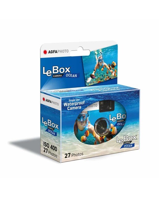 Imagem 0 de Câmara Descartável AgfaPhoto LeBox Ocean 400 - 27 Exposições